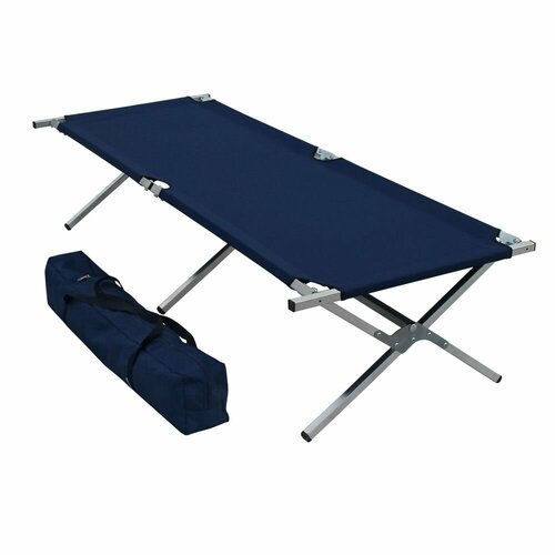 Туристическая раскладушка Брода М 220 с усиленным каркасом