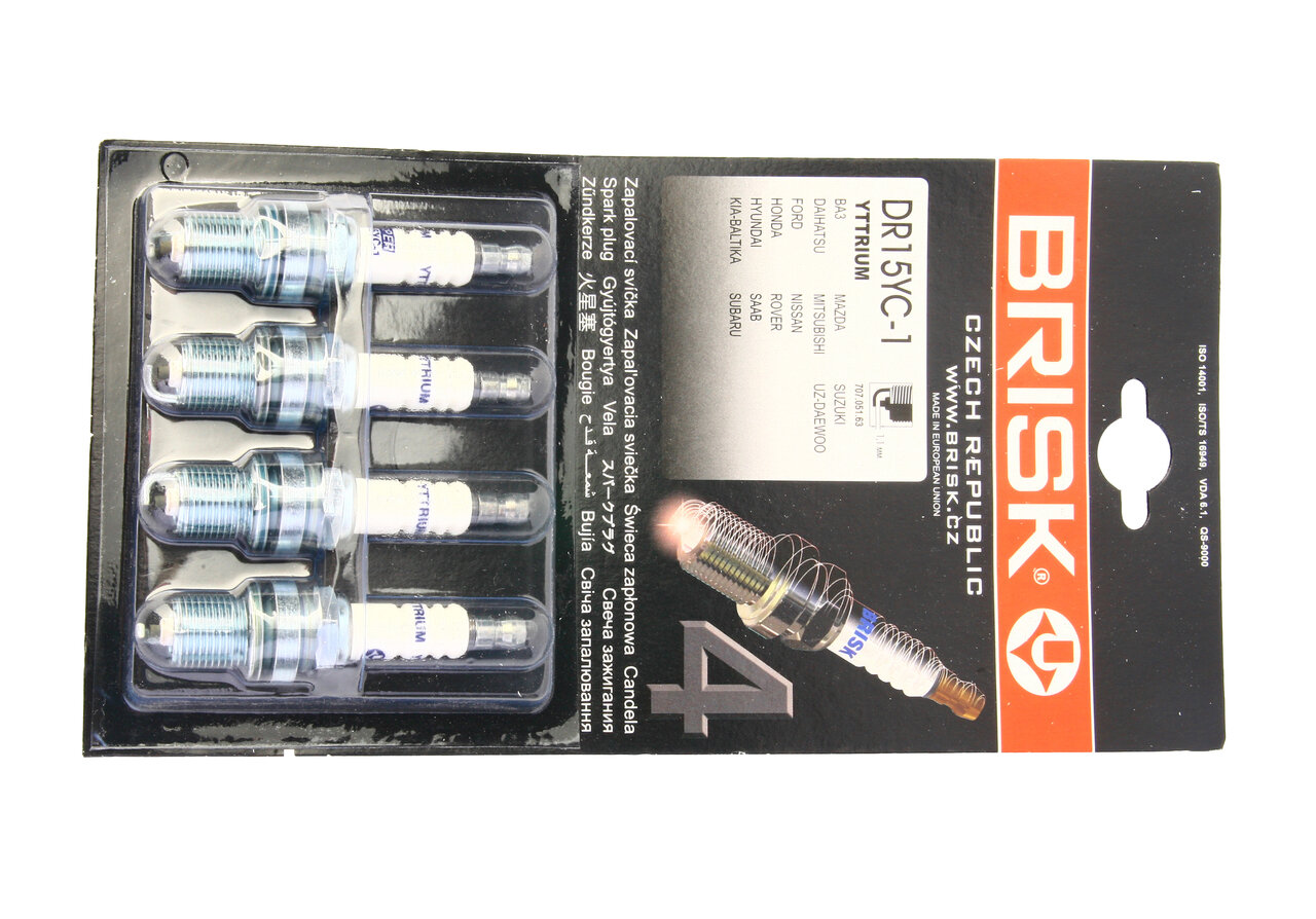 Свеча зажигания ВАЗ-2112 BRISK DR15YC-1 SUPER комплект