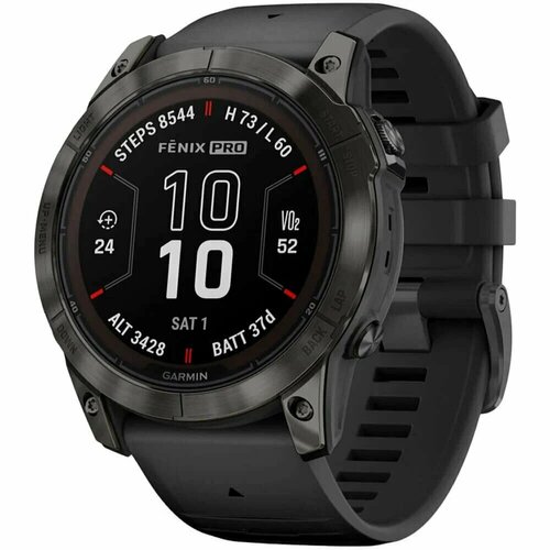 Garmin Fenix 7X Pro Sapphire Solar Black Band 010-02778-11 13230000₽