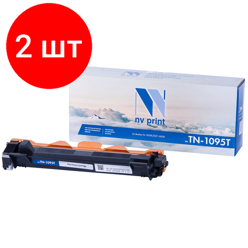 Комплект 2 шт, Картридж совм. NV Print TN-1095T черный для Brother HL-1202R/DCP-1602R (1500стр.) (Под заказ)