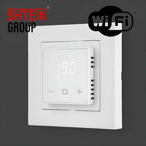 Терморегулятор/термостат программируемый X4.44 белый в рамки Schneider Electric Atlas Design, Wi-Fi