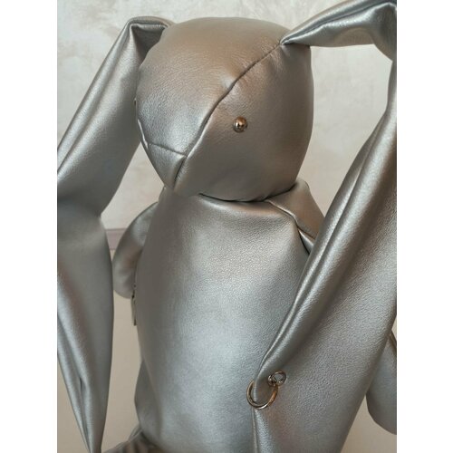 фото Рюкзак 005, фактура гладкая, серебряный маргоника