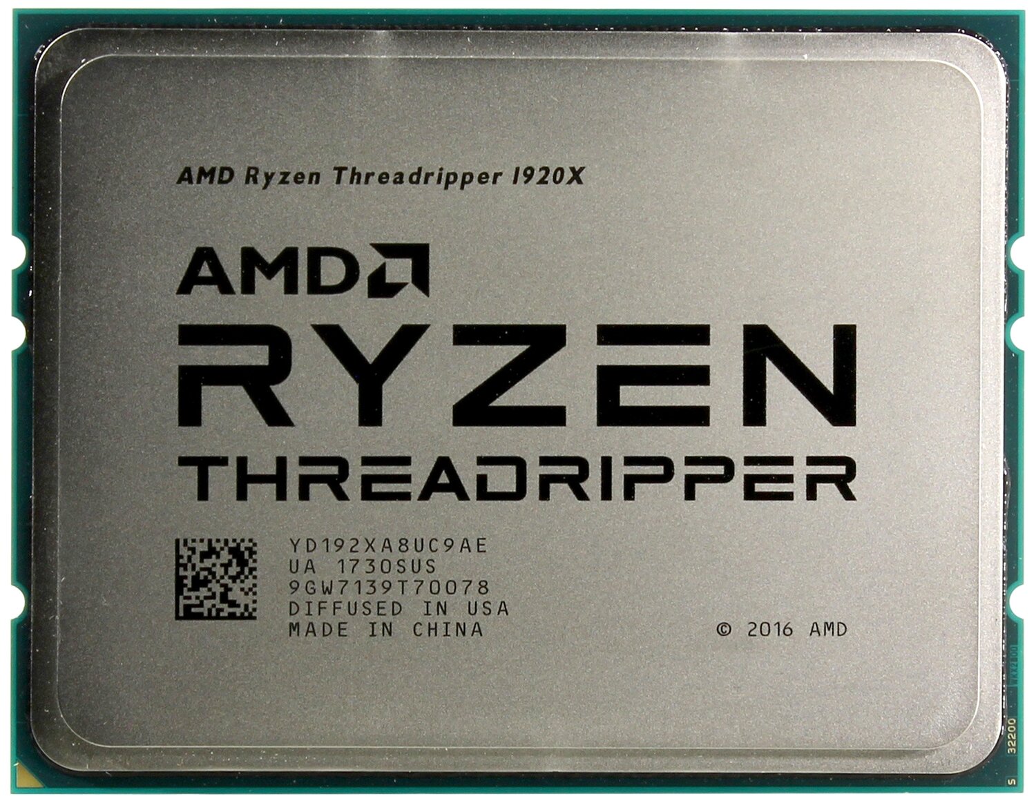 Процессор AMD Ryzen Threadripper 1920X 3500 Мгц AMD sTR4 OEM YD192XA8UC9AE