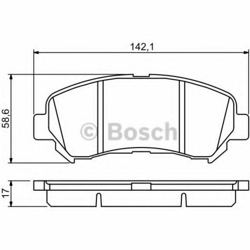 Тормозные колодки Bosch - фото №16
