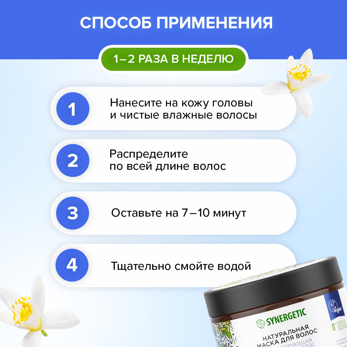 Подарочный набор SYNERGETICS SPA Beauty для ухода за волосами