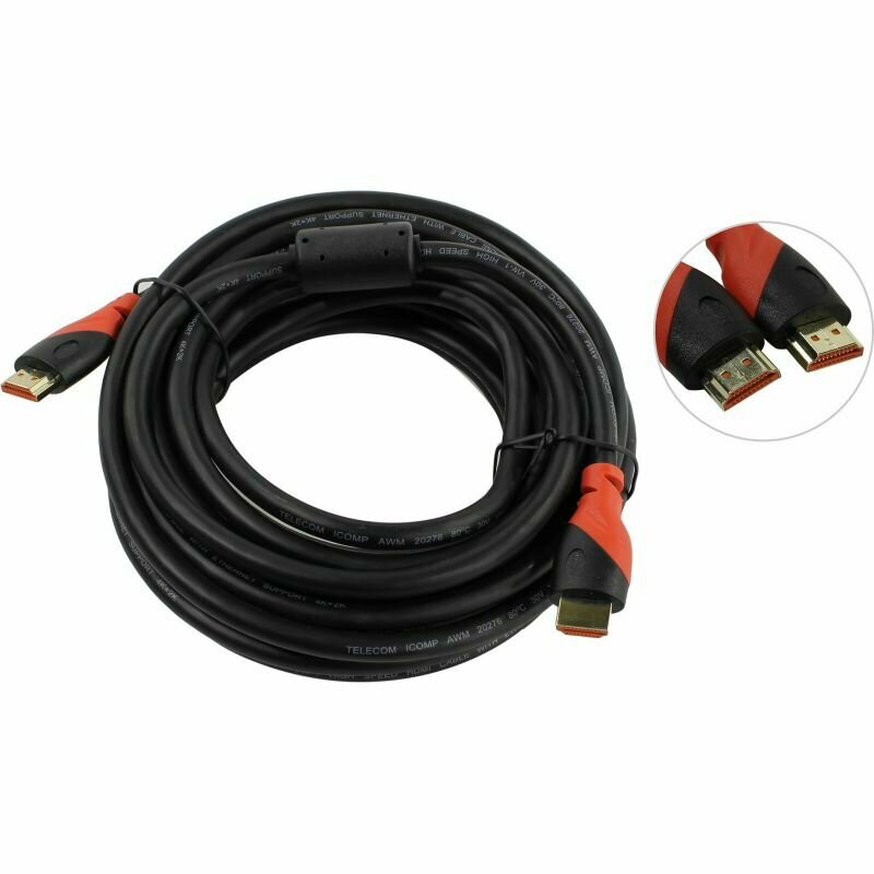 Кабель Telecom HDMI - HDMI (TCG220F-20M), 7.5 м, черный - фото №15