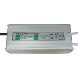 Блок питания для светодиодной ленты Ecola 60W 220V-12V IP67 B7L060ESB