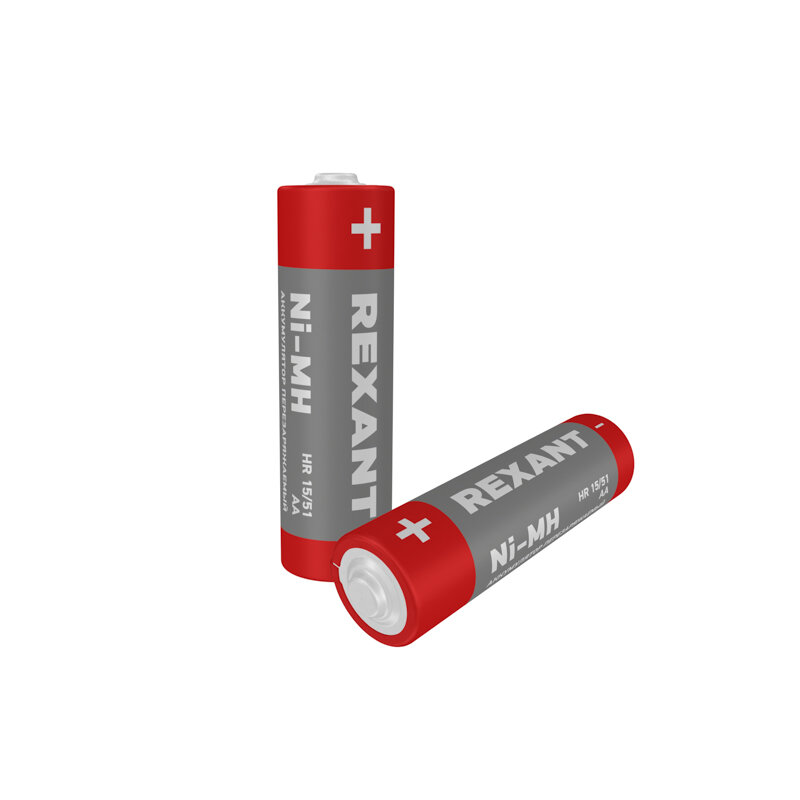 батарейка аккумуляторная аа ni-mh, 1,2в, 2800мач, rexant, 2шт - фото №7