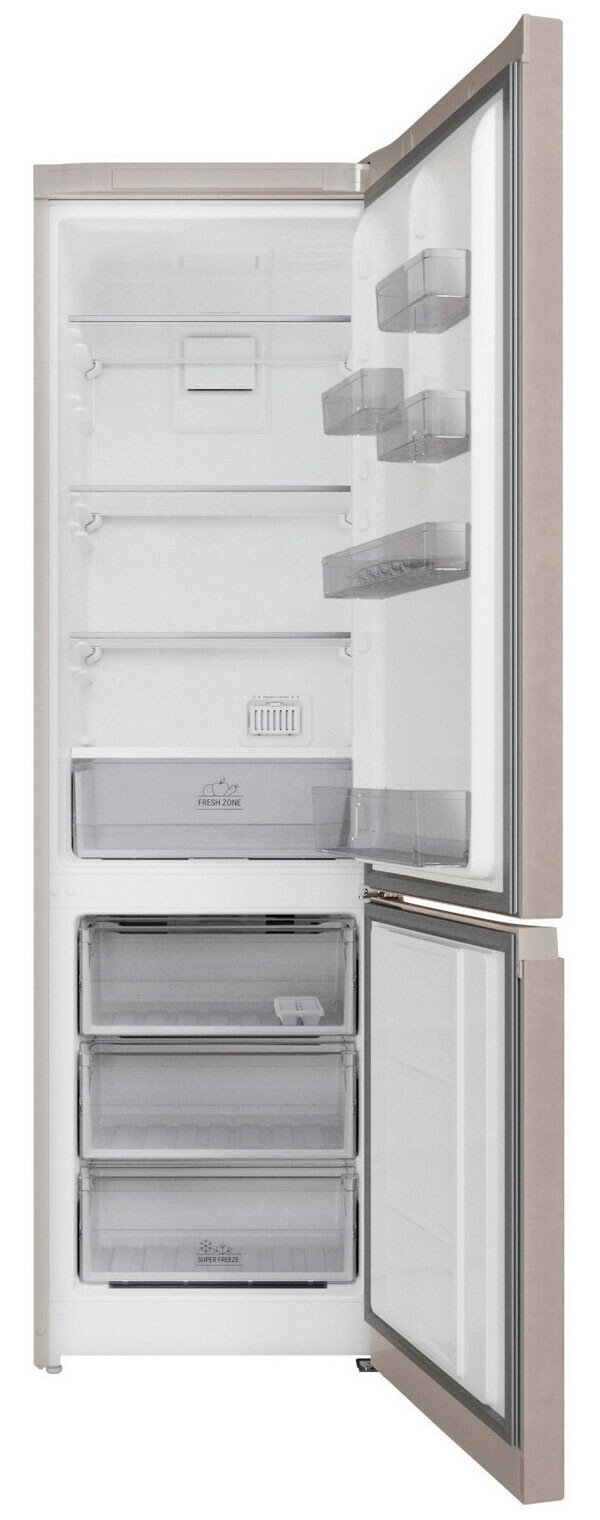 Холодильник Hotpoint HT 5200 M, мраморный/серебристый - фотография № 4