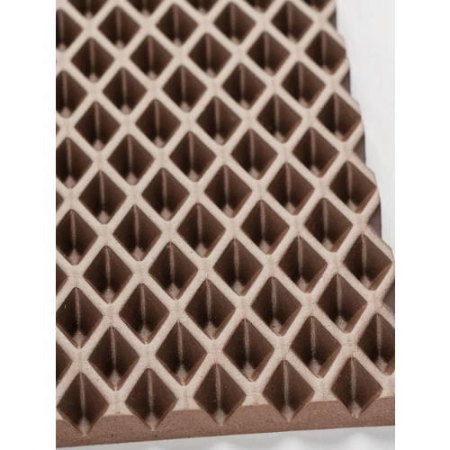Придверный коврик, соты в прихожую (60*68 см) цвет коричневый