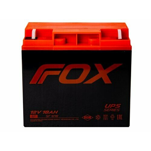 FOX Аккумулятор СТ12В-18Ah пусковой ток 330А FOX 9330₽