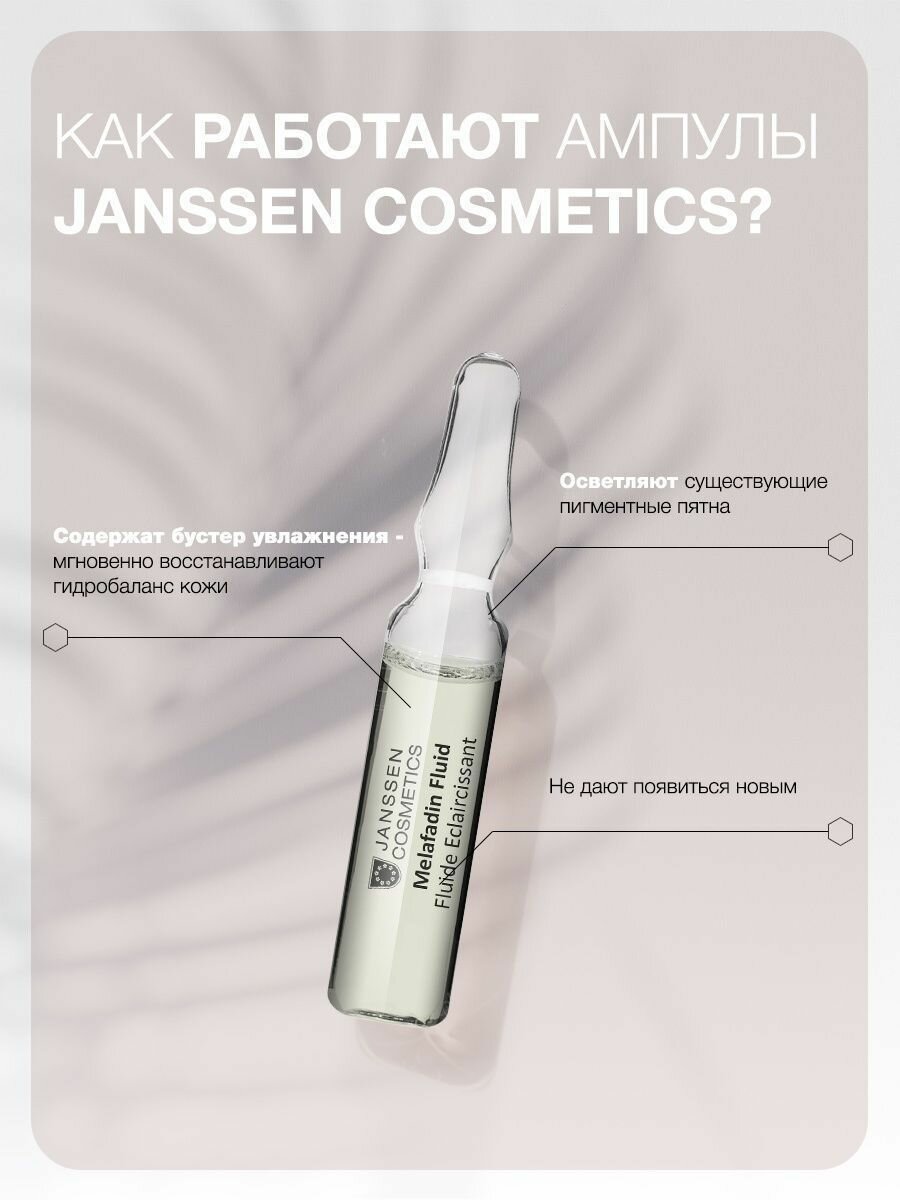 Janssen Cosmetics, Сыворотка для лица с витамином С от пигментации, 1х2 мл