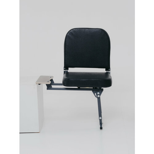 Кресло для лодки ПВХ складное из экокожи с опорой поворотное 360 градусов