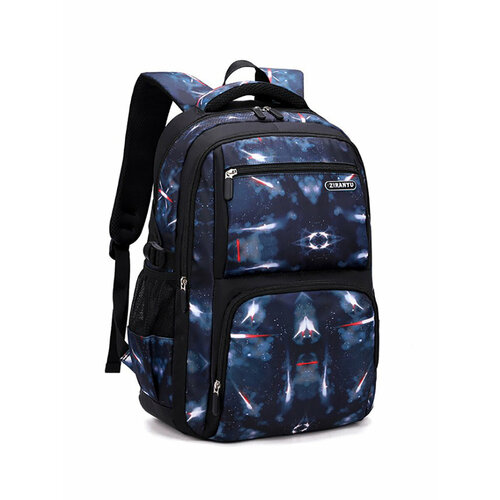 Рюкзак для мальчика PICANO Космос серо-синий, 46х30х23 см, 655 грамм / школьный рюкзак / рюкзак мужской / рюкзак городской