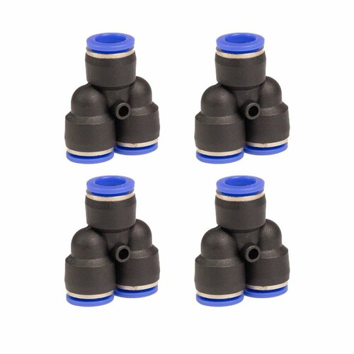 Быстросъёмный тройник Y-образный, 12 мм (4 шт.)