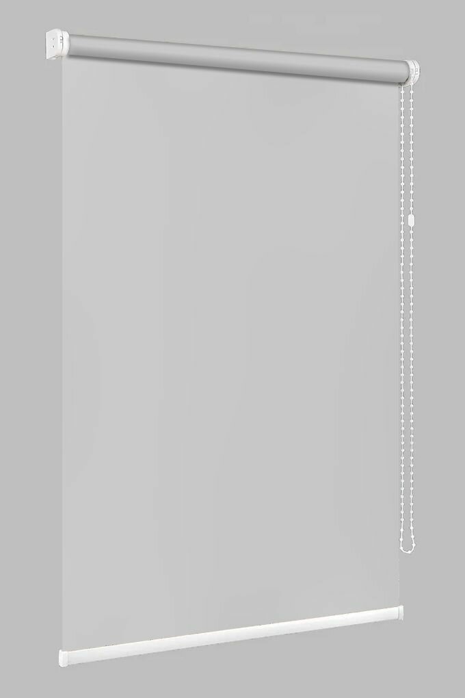 Рулонные шторы Люкс серый 109х155 см