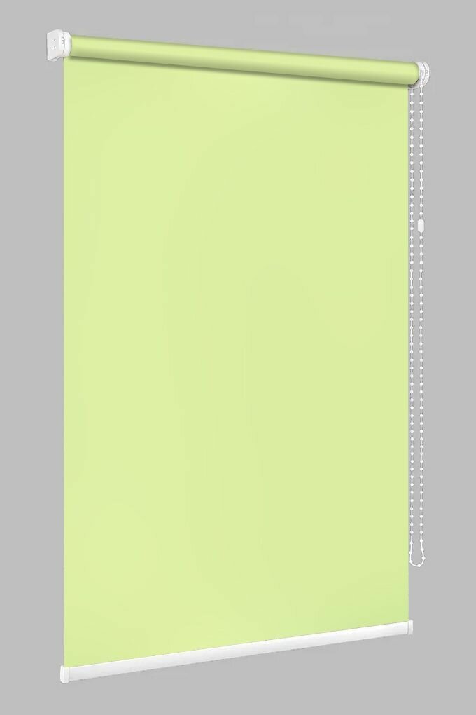 Рулонные шторы Люкс зеленый 28х155 см