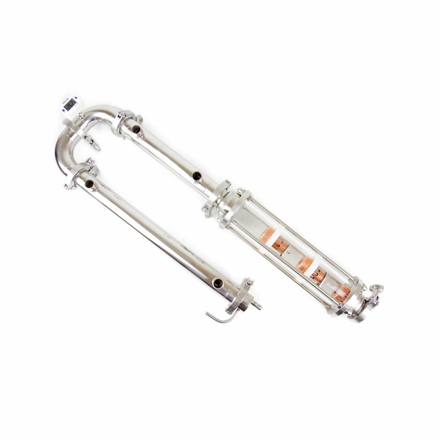 фото Колонна Mendeleeff Cap 2 дюйма, колпачковая, медь, 3 уровня