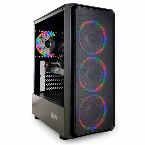 Игровой PC юкомс i3 4150, RTX 2070 8GB, SSD 120GB, 8GB DDR3, БП 600W, win 10 pro, Black game case