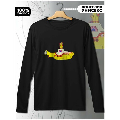 фото Лонгслив hypnotica, размер l, черный