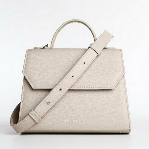 фото Сумка мессенджер textura, бежевый