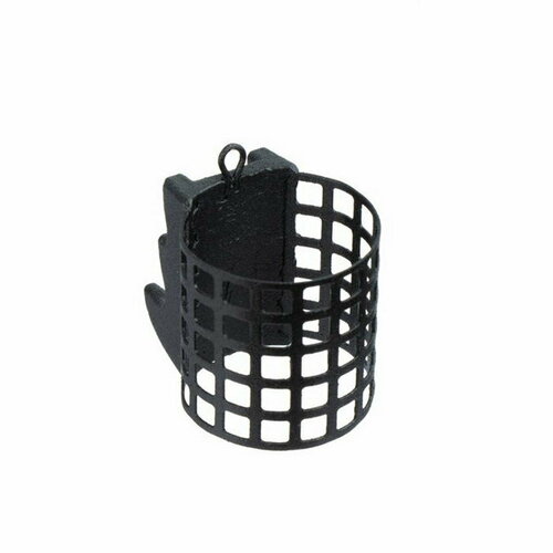 фото Груз-кормушка металлическая me batman m perfo, цвет matt black, 70 г, 30 мл x-feeder