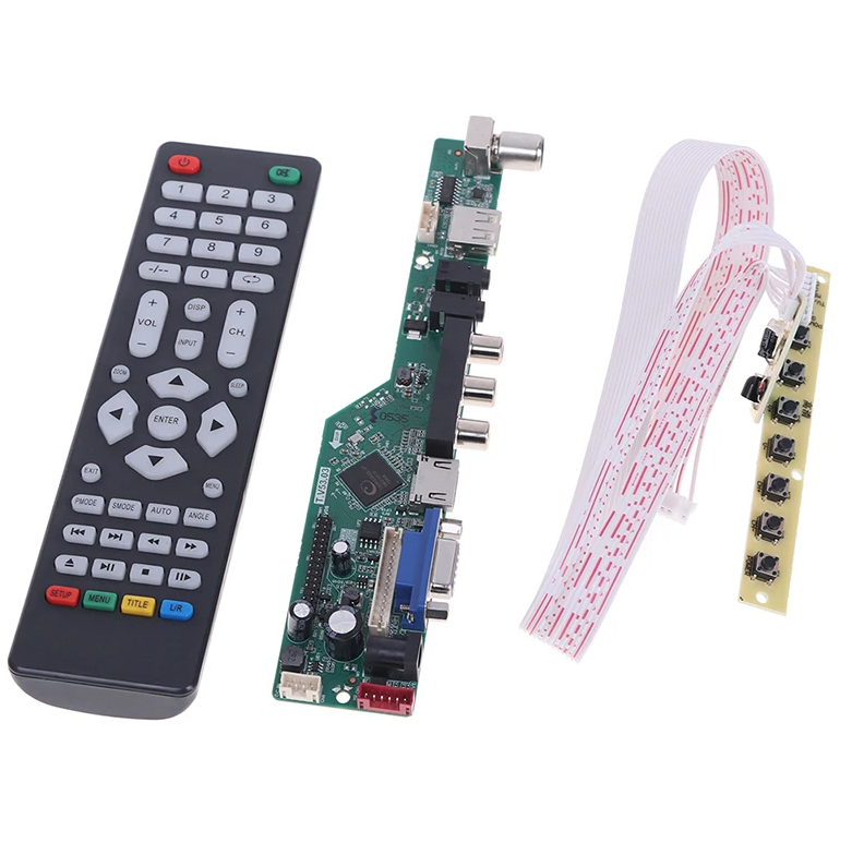 T V5303 Универсальный LCD TV контроллер плата драйвера ПК/VGA/HDMI/USB интерфейс