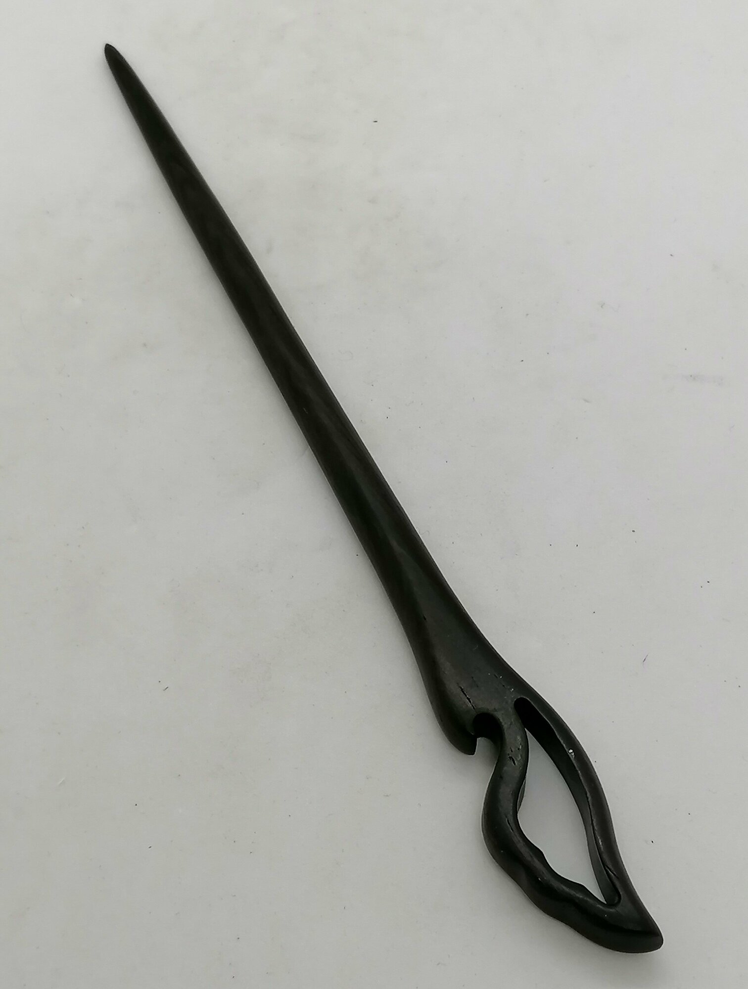 Шпилька сандаловая, черный сандал" пламя " — фото 1