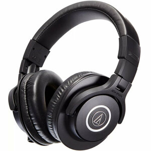 Наушники полноразмерные AUDIO-TECHNICA ATH-M40X кабель 3 метра, чёрные