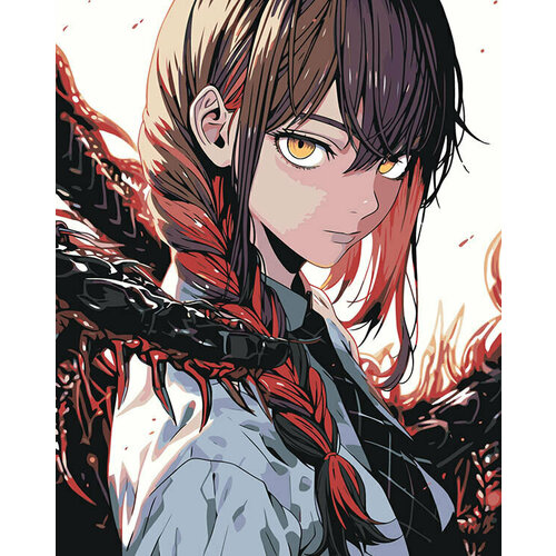 Картина по номерам Аниме девушка с кровавыми цепями картина по номерам аниме девушка с кровавыми цепями