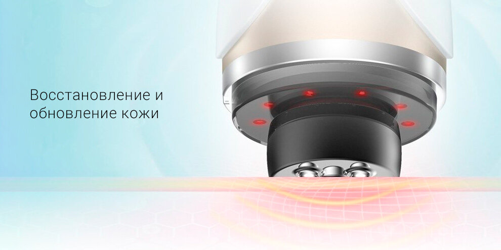 Изображение Массажер для омолаживания, отбеливания, подтягивания кожи Wellskins WX-SP010 360