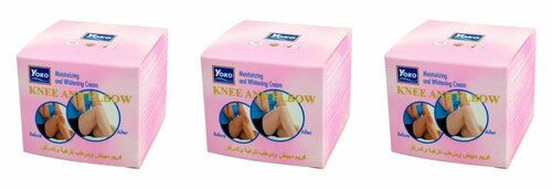 Siam Yoko Крем для локтей и коленок Knee and Elbow Moisturizing and Whitening Cream, 50 г - 3 штуки