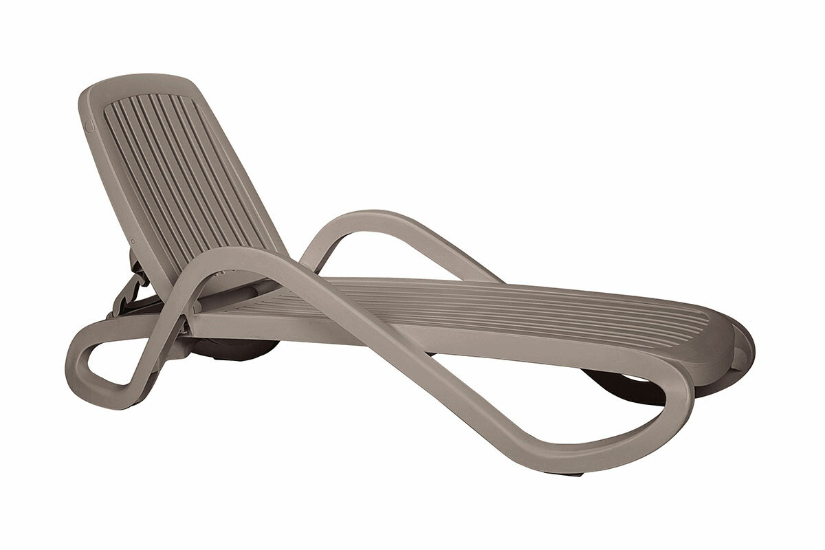 фото Nardi NARDI, Италия Шезлонг Nardi Eden с подлокотниками, tortora