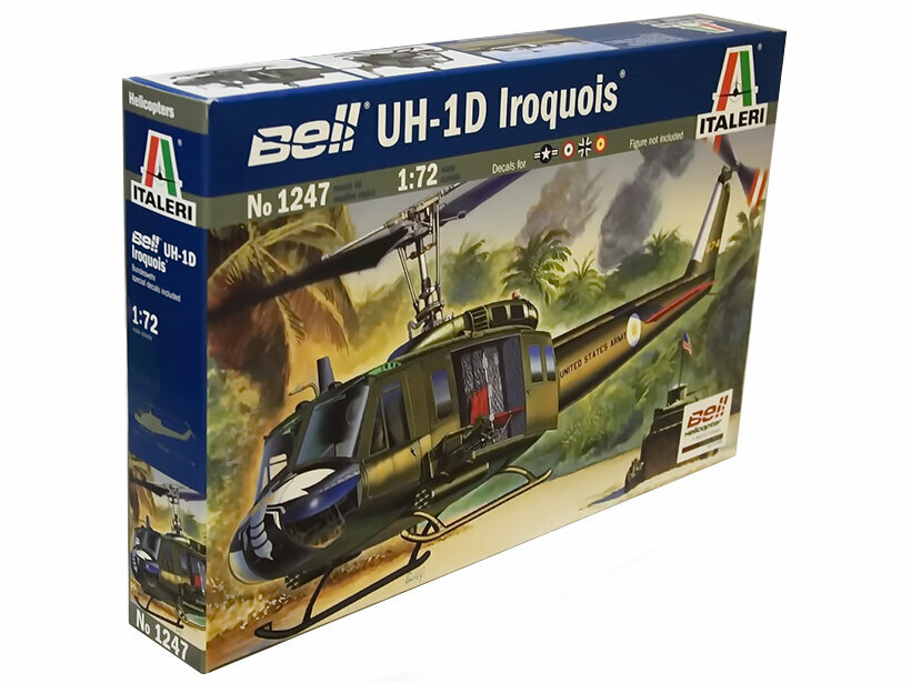 1247 Italeri Американский многоцелевой вертолет Bell UH-1 Iroquois (1:72)