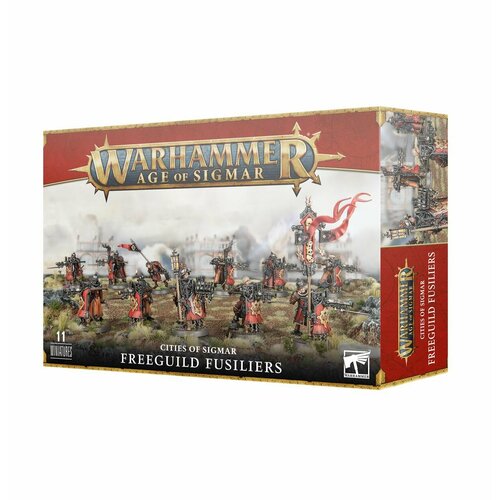 Миниатюры для настольной игры Games Workshop Warhammer Age of Sigmar: Cities of Sigmar- Freeguild Fusilliers 86-19