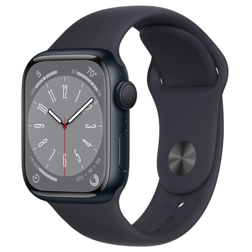 Умные часы Apple Watch Series 8 41 мм Aluminium Case GPS midnight Sport Band MNP53TUA 4270000₽