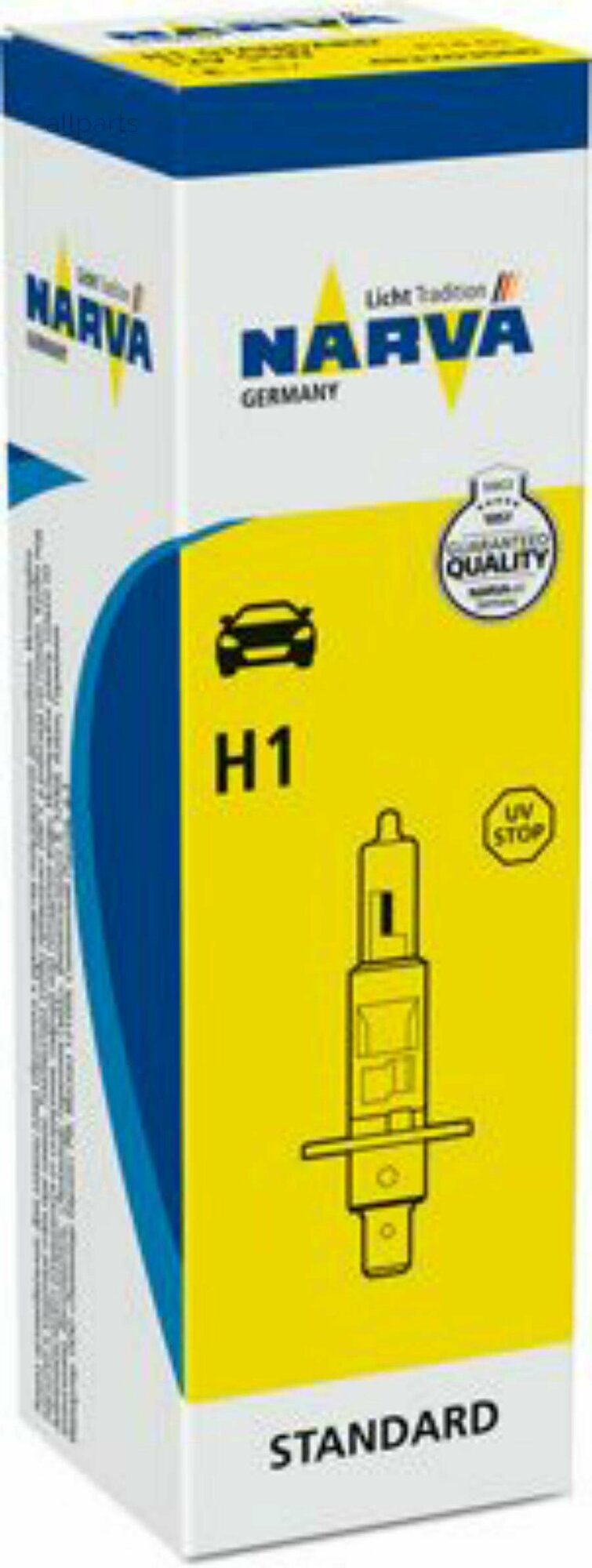 NARVA 483203000 Лампа H1 12V 55W P14.5s, карт.1 шт.