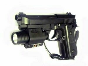 Фонарь M6 с лазерным прицелом 180лм — фото 1