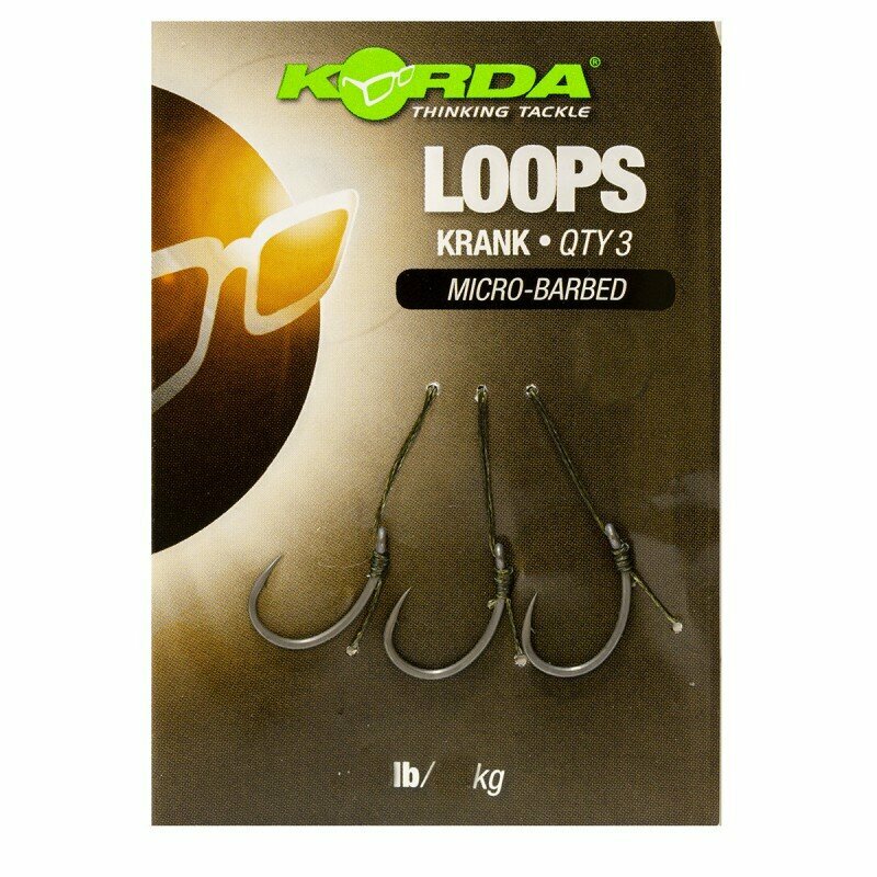 Поводок готовый KORDA Loop Rigs Krank №6 18lb