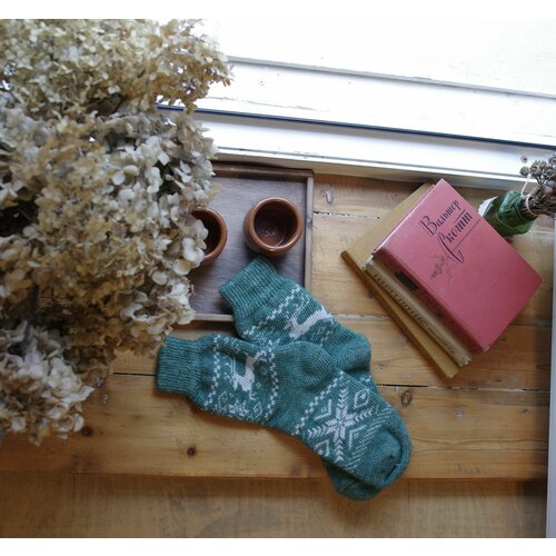 фото Носки страна чудес, размер 39-41, зеленый