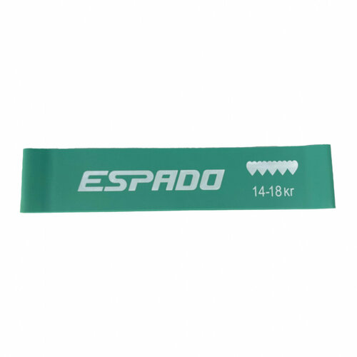 фото Эспандер-лента латекс espado es26101k (14-18кг, бирюзовый)