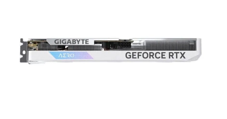 Gigabyte Видеокарта PCI-E GeForce RTX 4060 AERO GV-N4060AERO OC-8GD 8GB GDDR6 128bit 5nm 1830 17000MHz 2 HDMI 2 DP