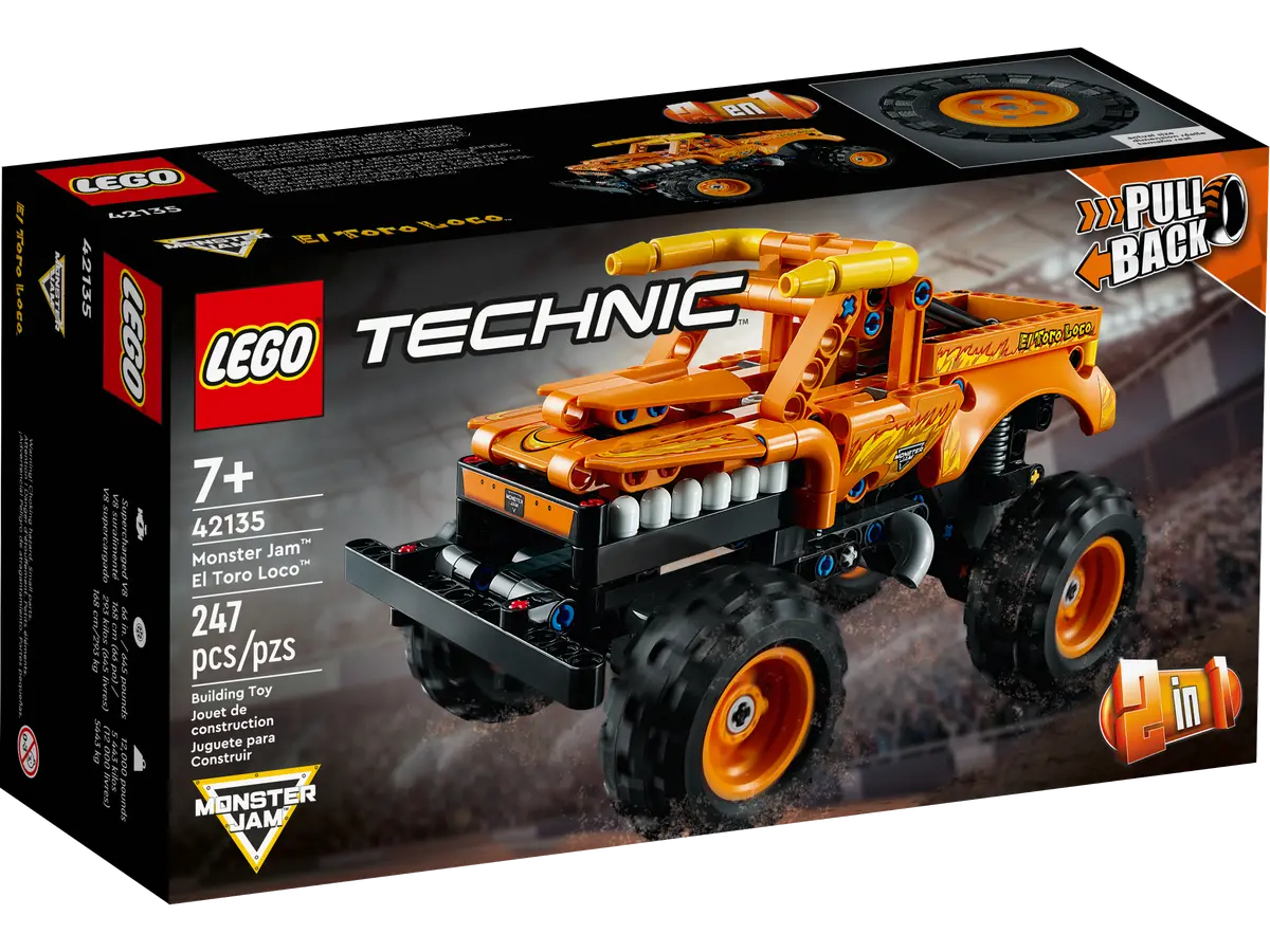 Конструктор LEGO Technic 42135 Monster Jam El Toro Loco, 247 дет.