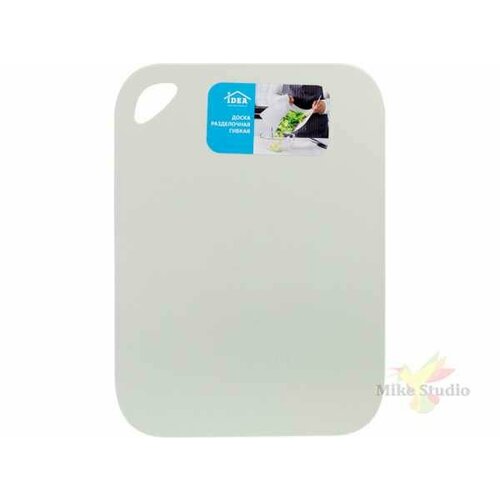 Доска разделочная гибкая 27х19см белый ротанг