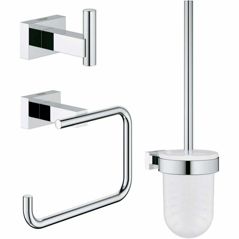 Набор аксессуаров Grohe Essentials Cube Подвесной, Хром (40757001)