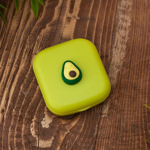 Контейнер для линз «Mini Avocado», green