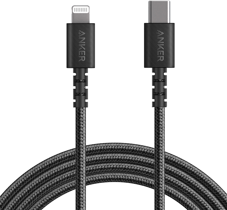 Кабель Anker PowerLine Select USB Type-C - Lightning 0.9 м цвет Черный (A8612H11) - фото №7