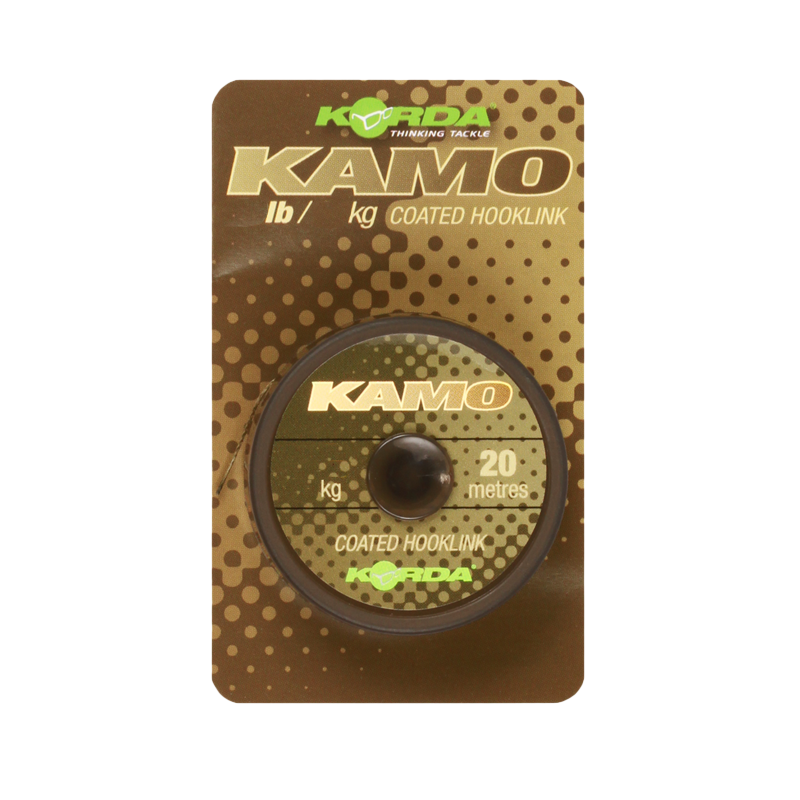 Поводковый материал KORDA Kamo Coated Hooklink 20lb