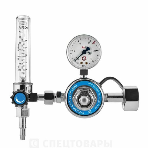 редуктор со2 с подогревом 220в профессионал 0793 Редуктор СО2 с подогревом 36В