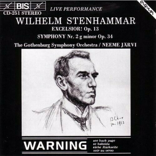 AUDIO CD Stenhammar - Symphony No.2 / Neeme Jarvi. 1 CD svendsen two symphonies neeme jarvi